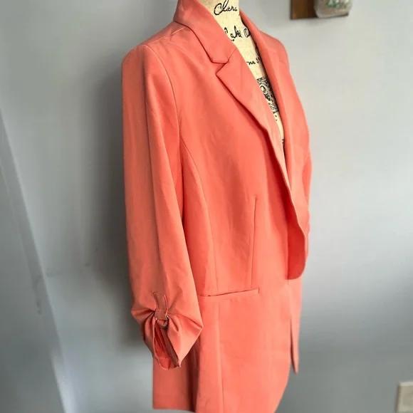 Eloquii Coral Blazer - Picture 4 of 16